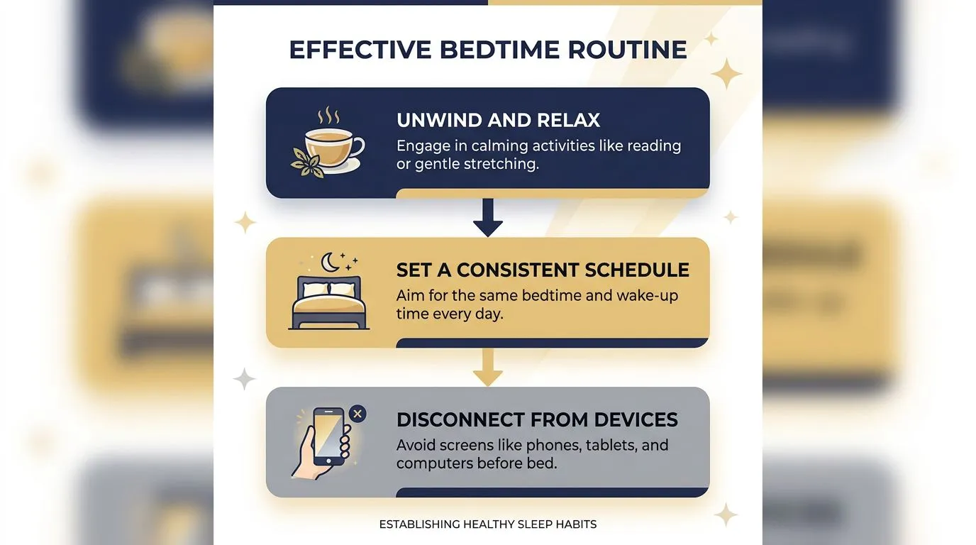 Infographic showing which psalms to read before bed and their main bedtime focus.