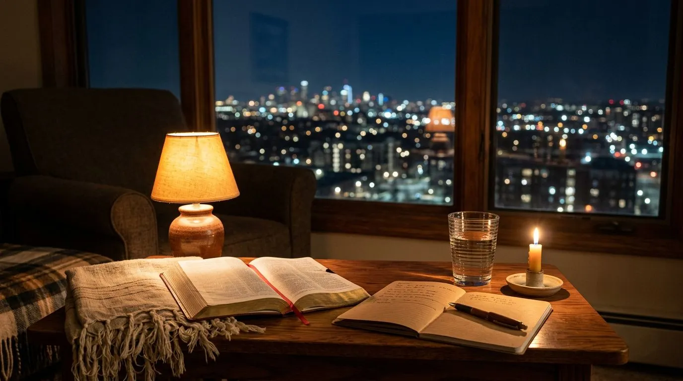 A Night Prayer for Debt Relief and Financial Guidance